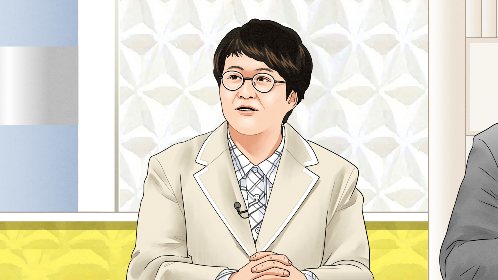 芸能ニュース用番組ワンシーン再現イラスト 各局の情報バラエティ番組 榎本よしたかイラストサイト Yoshitaka Works