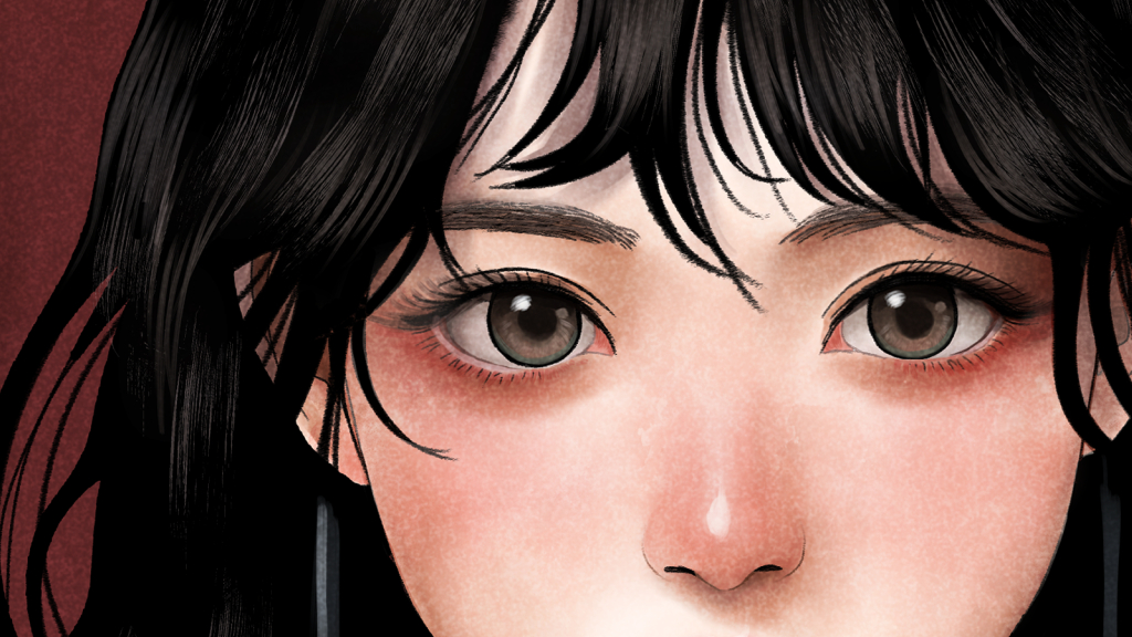 黒髪シリーズ【オリジナルイラスト】-榎本よしたかイラストサイト